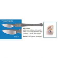 Rozsdamentes tyúkszemkés