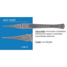 Rozsdamentes vájtvéső