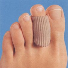 Lábujjvédo gyűrű szövet-gél KÖZEPES 12db Szakmai csomag