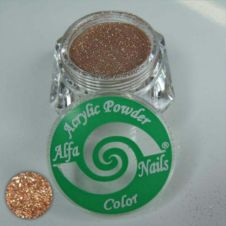 Színe glitteres csillogó porcelánpor Dark Copper 7gr