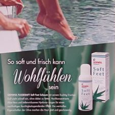 Plakát Soft Feet aloe hab