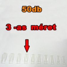 Ultra Form Átlátszó tip 50db méret: 3