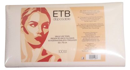 Eldobható papírtörölközo 40x70cm 100db