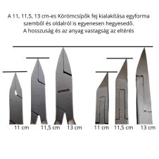 Körömcsípő egyenes 10cm rozsdamentes