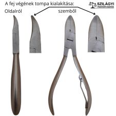 Diabétesz körömcsípő drótrugós 12 cm tompa fejvéggel