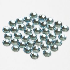 Strasszkő SS4 Aquamarine 40db