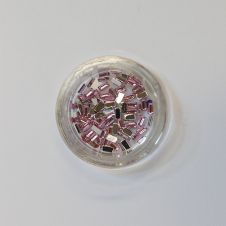 Strasszkő Téglalap PINK 1