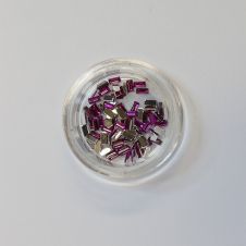 Strasszkő Téglalap PINK 2