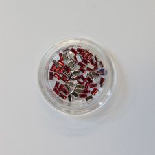 Strasszkő Téglalap PIROS