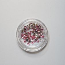 Strasszkő Csillag PINK 1