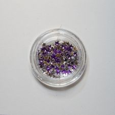 Strasszkő Csillag LILA 2