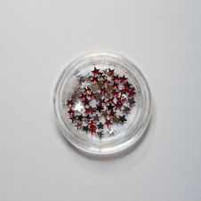 Strasszkő Csillag PIROS