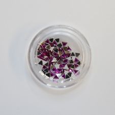 Strasszkő Háromszög PINK 2