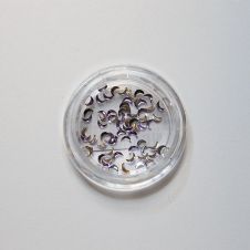 Strasszkő Félhold LILA 1