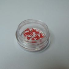 Jing Jang dísz-piros